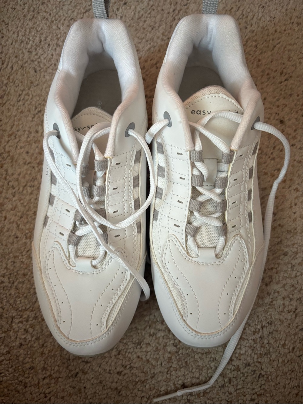 Easy Spirit White Athletic Sneakers